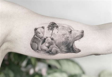 Bear cub tattoo ideas bear